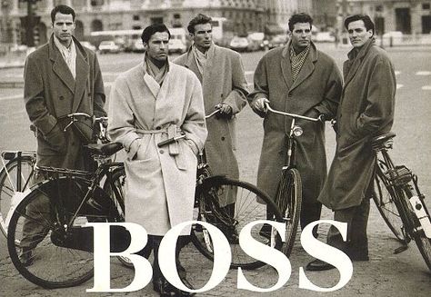 Hugo Boss - 1992 Fall/Winter - Database & Blog about classic and stylish male imagery Hugo Boss 90s Men, Hugo Boss Campaign, Aldo Fallai, Vintage Men Style, 80s Fashion Men, 1920s Mens Fashion, Modern Suits, 80s Men, Basic Instinct