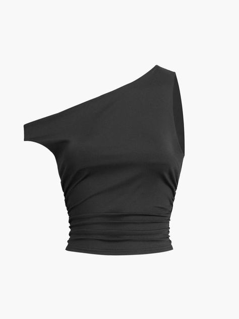 Super. J'adore ! Je recommande. Asymmetrical Top Outfit, Assymetrical Top, Off The Shoulder Black Top, Asymmetrical Style, Fit Clothes, Asymmetric Top, Long Sweater Dress, Fits Clothes, One Shoulder Top