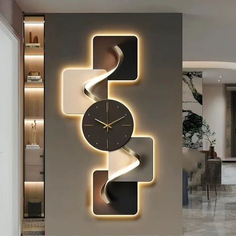 𝐏𝐫𝐨𝐝𝐮𝐜𝐭 𝐋𝐢𝐧𝐤 𝐢𝐧 𝐁𝐢𝐨 @mavigadget⁠ Elevate your space with the Modern Handcrafted Geometric LED Clock, a blend of contemporary design and functional artistry. ⁠ ⁠ Product: Modern Handcrafted Geometric LED Clock⁠ ⁠ 💎 Find more -> @mavigadget⁠ ⁠ ▶️ Share this with someone who would love this.⁠ ⁠ 📱Download our mobile app - www.mavigadget.app⁠ ⁠ 🔗Visit www.mavigadget.com to discover unique and amazing products⁠ 🎯Sell your products on Mavigadget - Visit our website for more info!⁠ 💰Become an affilia... Led Light Wall Art, Wall Hanging Painting, Led Light Wall, Light Wall Art, Led Clock, Wall Clock Design, Room Ambiance, Modern Clock, Unique Wall Clocks