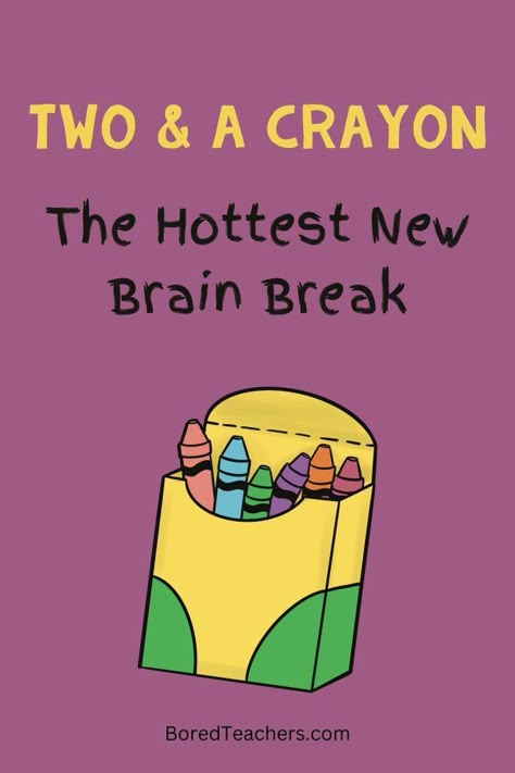 3rd Grade Learning Games, Preschool Brain Break Activities, Brain Break Activities For Adults, Brain Breaks For 3rd Grade, Behaviour Classroom Ideas, Two And A Crayon, Classroom Discussion Activities, Class Brain Breaks, Brain Breaks For First Grade