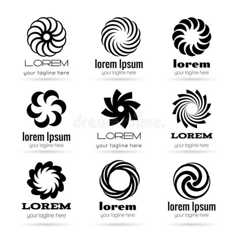 Vortex or tornado symbols logo vector set. Spiral. And swirl element. Abstract s #Sponsored , #paid, #AD, #symbols, #Vortex, #vector, #logo Dot Art Printables, Tech Logo Ideas, Tornado Logo, Windmill Logo, Pt Logo, Personal Logo Inspiration, Cafe Branding Design, Walker Logo, Doctor Who Logo