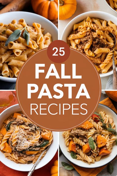 Fall pasta recipes are the ultimate comfort food. These hearty dishes combine comforting carbs with seasonal flavors like pumpkin, squash, sage, and nuts in creamy or savory sauces. Get ready for cozy evenings with these easy and delicious recipes. Fall Pasta Recipes, Fall Pasta Dishes, Autumn Pasta Recipes, Fall Pasta, Comfort Pasta, Buffalo Chicken Pasta, Pumpkin Seed Recipes, Pumpkin Pasta, Squash Pasta