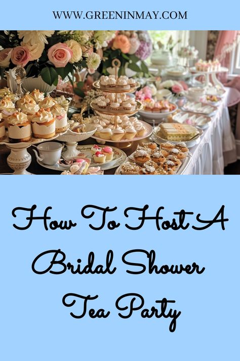 A bridal shower tea party is an elegant way to celebrate the bride-to-be’s upcoming wedding. In this guide we talk of everything you need to know to host a bridal shower tea party. Bridal Shower Party Needs, High Tea Bridal Shower Food Ideas, Bridal Shower Tea Party Table Set Up, Bridal Tea Shower Ideas, Tea Bar Ideas Bridal Showers, Recipe Bridal Shower Ideas, Wedding Shower Tea Party Ideas, High Tea Wedding Shower Ideas, English Tea Party Bridal Shower Ideas