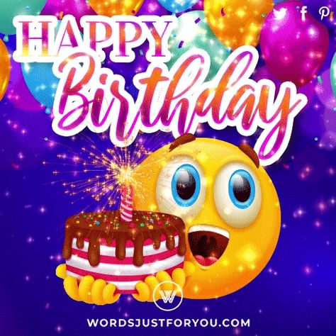 Happy Birthday Emoji Gif – 7686 Happy Birthday Bhai Wishes, Happy Birthday Didi, Whatsapp Gif, Birthday Animated Gif, Birthday Gif Images, Happy Birthday Emoji, Animated Birthday Cards, Happy Birthday Gif Images, Special Happy Birthday Wishes