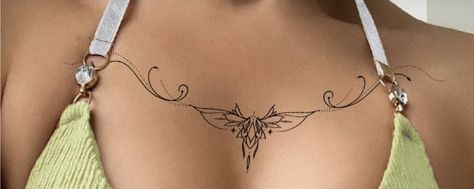 Collarbone Henna, Collar Bone, Henna Tattoo Designs, Henna Tattoo, Mehndi Designs, Henna, Bones, Tattoo Designs, Tattoos