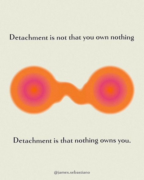 James Sebastiano Jr. on Instagram: “Detachment is not that you own nothing, detachment is that nothing owns you. - The Bhagavad Gita This statement/understanding is huge. I…” Life Quotes Love, Bhagavad Gita, Happy Words, Positive Self Affirmations, Love Affirmations, New Energy, Note To Self, Pretty Words, Pretty Quotes