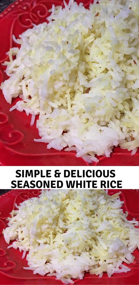 Seasonings For White Rice, Flavorful White Rice, Instant White Rice Recipes, Seasoned White Rice Recipes, White Rice Recipes Easy, Seasoned White Rice, Rice Recipes Easy, Cumin Rice Recipe, White Basmati Rice