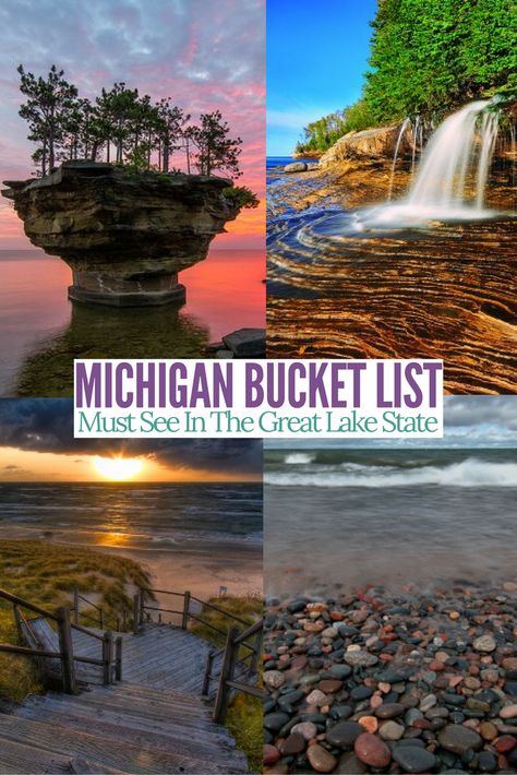 Things To Do In MichiganAmazing sites to see in Michigan Must add these to your bucket list. Things To Do In Michigan, Michigan Bucket List, Winter Vacations, Michigan Adventures, Michigan Road Trip, Michigan Summer, Michigan Vacations, Midwest Travel, Weekend Humor