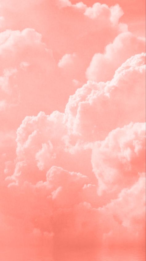 Peach Clouds Aesthetic, Peach Fuzz Wallpaper, Pink Peach Aesthetic Wallpaper, Peachy Pink Aesthetic, Moss Purse, Peach Clouds, Salmon Wallpaper, Ipad Inspo, Affirmation Deck