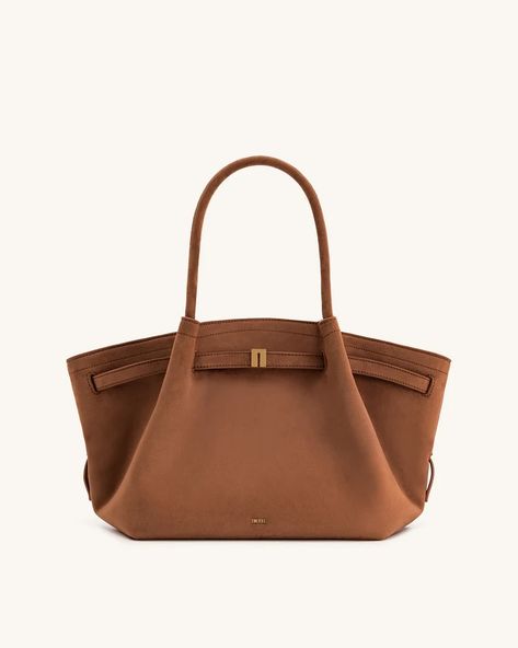 Tote Bag - JW PEI Modern Handbags, Chloe 2024, Modern Handbag, Jw Pei, Suede Tote Bag, Mode Tips, Timeless Bags, Brown Tote Bag, Suede Bag