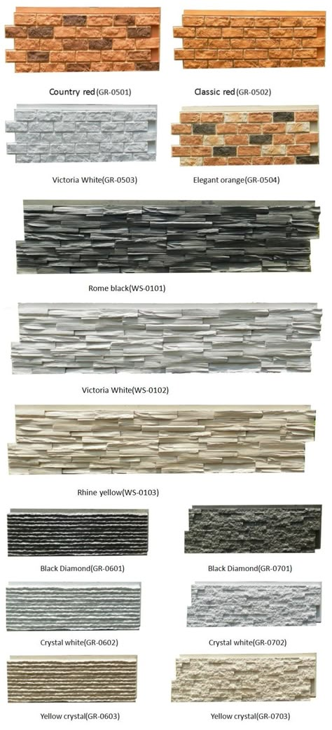 PU Faux stone Type and Tile Stone cheapest exterior wall cladding artificial stone veneer exterior Exterior Wall Cladding Stones, Tiles For House Exterior Wall, Types Of Walls For Houses, Stone Tiles For Outside House Wall, House Exterior Tiles Design, Exterior Wall Cladding Tiles, Exterior Cladding Materials, Artificial Brick Wall Interior, Exterior House Wall Ideas