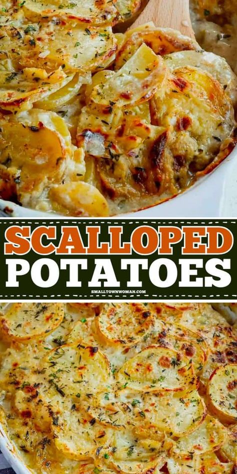 Save these easy scalloped potatoes for your Easter side dish ideas! This best potato recipe is gonna be perfect for your next family dinner. Look no further than this simple yet delicious, creamy and flavorful side dish. Everyone will love this! Easter Side Dish Ideas, Easter Side Dish, Easy Scalloped Potatoes Recipe, Potato Side Dishes Easy, Side Dish Ideas, Potatoe Recipes, Scalloped Potatoes Easy, Food Sides, Best Potato Recipes