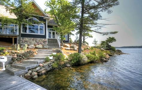 Lake Muskoka, Lake Houses Exterior, Summer Cabin, Lakeside Living, Lake Homes, Lake Houses, The Lake House, Lake Living, Lake Cabins