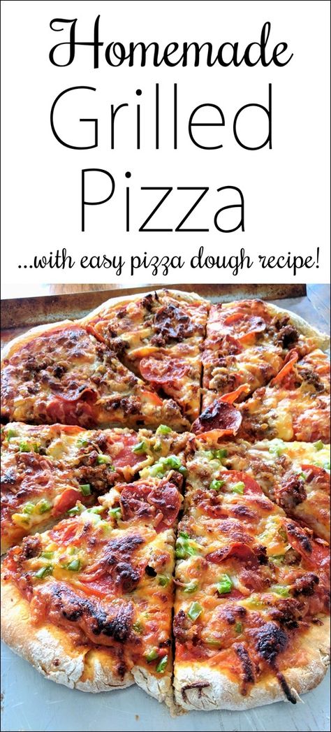 Pizza Topping Ideas, Overnight Pizza Dough, Grilled Pizza Dough, Easy Pizza Dough Recipe, Grilled Pizza Recipes, Pizza Easy, Pizza Aesthetic, Pizza Italian, Pizza Topping