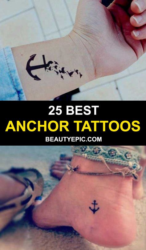 Anchor Tatoos Woman, Anchor Tattoo Ideas For Women, Anchor Tattoo Designs For Women, Unique Anchor Tattoos For Women, Women Anchor Tattoos, Micro Anchor Tattoo, Cute Anchor Tattoos, Anchor And Wave Tattoos For Women, Cruising Tattoo Ideas