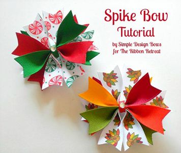 DIY Projects - Hair Bows Paper Bows, Hair Bows Diy, Hair Bow Tutorial, Bows Diy, Diy Bows, Bow Headband Hairstyles, Bow Tutorial, Hair Ribbons, 12 December