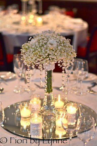 42 Fabulous Mirror Wedding Ideas | Wedding Forward Eiffel Tower Vases, Tower Vase, Breath Flowers, Tafel Decor, Rustic Wedding Decorations, Spring Wedding Inspiration, בר מצווה, Wedding Table Decorations, Baby's Breath