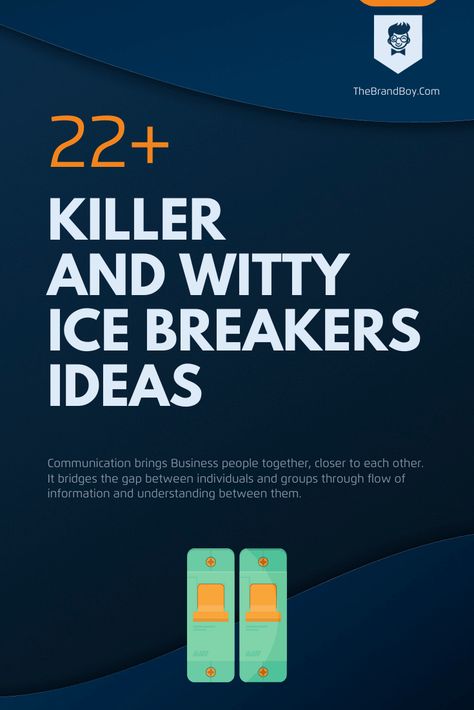 81+ Killer and Witty Ice Breakers Ideas | theBrandBoy.com Medical Ice Breakers, I’ve Breakers For Work, Ice Breaker Games For Adults Funny, I’ve Breaker Games For Adults, Ice Breakers For Adults, Fun Introductions Ice Breakers, Ice Breaker Ideas, Office Ice Breakers, I’ve Breaker For Large Group