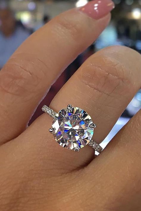 Tiffany Wedding Rings, Timeless Engagement Ring, Wedding Rings Round, Classic Wedding Rings, Wedding Rings Halo, Round Engagement Rings, Wedding Rings Solitaire, Best Engagement Rings, Simple Engagement Rings