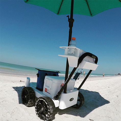 Beach Cart Diy, Beach Fishing Cart, Beach Trailer, Fishing Cart, Cooler Cart, Folding Cart, Beach Wagon, Beach Cart, Beach Items