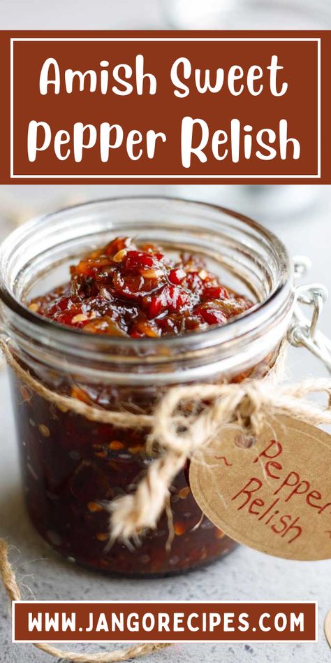 In this article, I will share with you an Amish sweet pepper relish recipe that is super delicious. this is a fairly easy recipe to make and can be made in no time at all! #AmishSweetPepperRelishRecipe #Recipes Pepper Relish Recipe, Sweet Pepper Relish, Brown Sugar Substitute, Hot Pepper Relish, Hot Pepper Recipes, Jalapeno Relish, Onion Relish, Relish Recipe, Pepper Relish