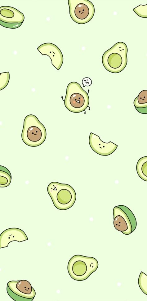 Wallpaper Cantik Iphone, Cute Backrounds, Cute Food Wallpaper, Iphone Wallpaper Preppy, Cute Home Screen Wallpaper, Wallpaper Iphone Boho, Phone Wallpaper Boho, Cute Wallpapers For Ipad, Cute Avocado