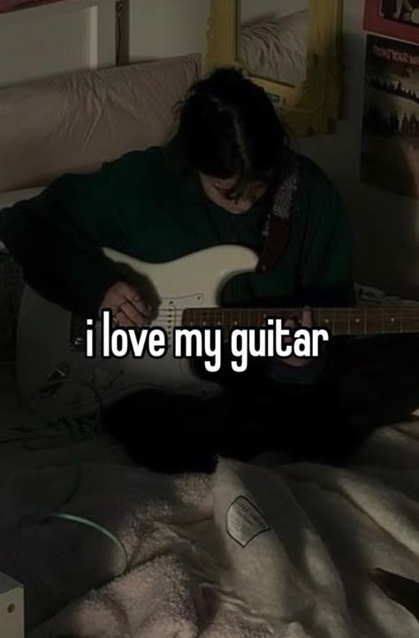 Guitar Motivation, Playing Electric Guitar Aesthetic, Guitar Affirmations, Play Electric Guitar, Electro Guitar Aesthetic Girl, Writing Songs Inspiration, I'm Not Like Other Girls, Guitar Whispers, Guitar Tabs Songs