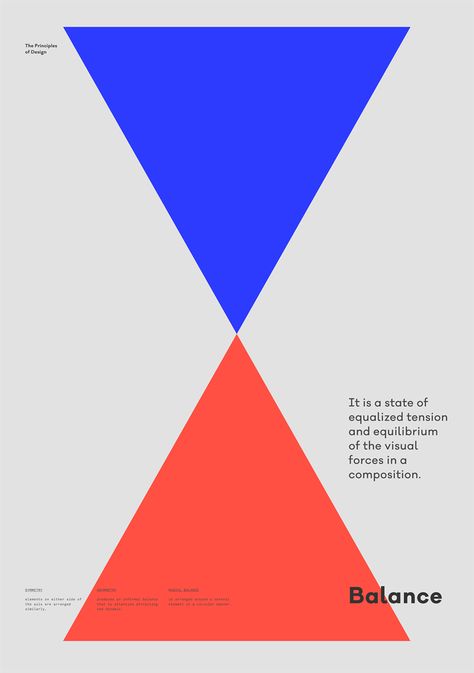 Balance – The Principles of Design poster serie by Gen Design Studio #poster #minimal Symmetrical Poster Design, Poster Negative Space, Symmetry In Design, Balance Design Principle, Balance Poster Design, Symmetrical Balance Art, Principles Of Design Balance, Balance Poster, Symmetrical Composition