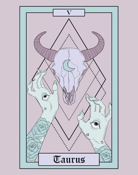 The Chariot Reversed, Taurus Journal, Taurus Tarot, Kartu Tarot, Taurus Art, Tarot Zodiac, Tarot Card Tattoo, Horoscope Tattoos, Taurus Tattoos