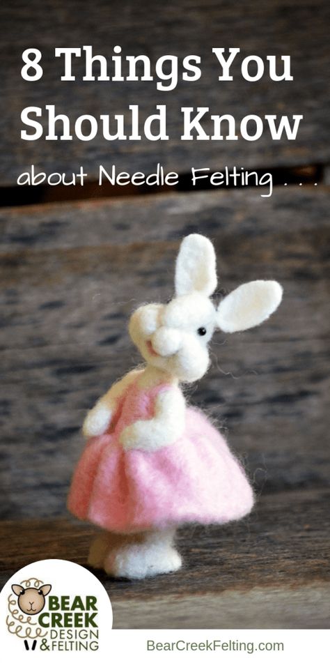 8 Things You Should Know About Needle Felting - Bear Creek Felting Useful Needle Felting Projects, Needle Felting Diy Tutorials Free, Needle Felting People, Felting Projects Ideas, Needle Felt Projects, Felt Art Projects, Wool Felting Ideas, How To Needle Felt, Needle Felting Tutorials Step By Step