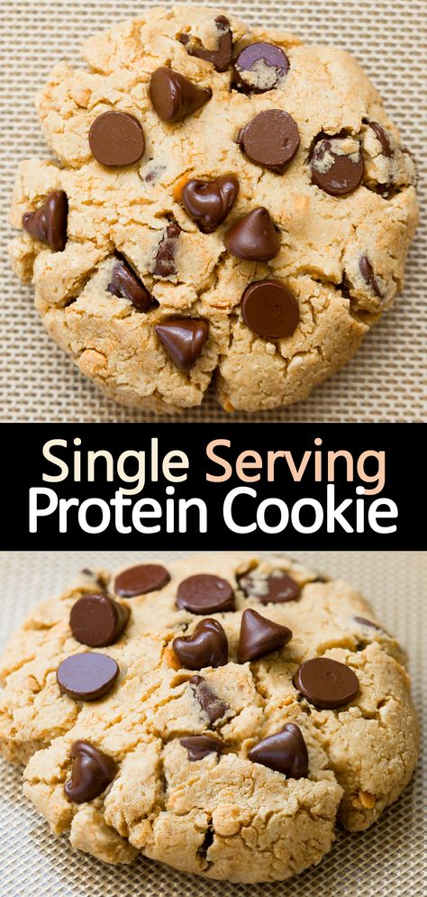 Vanilla Protein Cookie Recipes, Healthy Dessert Recipes Peanut Butter, Quest Protein Cookie Recipe, Protein Keto Cookies, Protein Powder Recipes No Bake, Moist Protein Cookies, Protein Packed Cookies, Mug Cookie Healthy, Single Protein Cookie