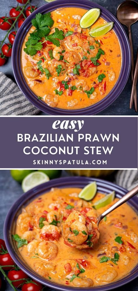 Portuguese Dinner, Coconut Stew, Fish Stew Recipes, Portuguese Dishes, Prawn Dishes, Vegetable Diet, Prawn Recipes, Seafood Stew, Fish Stew