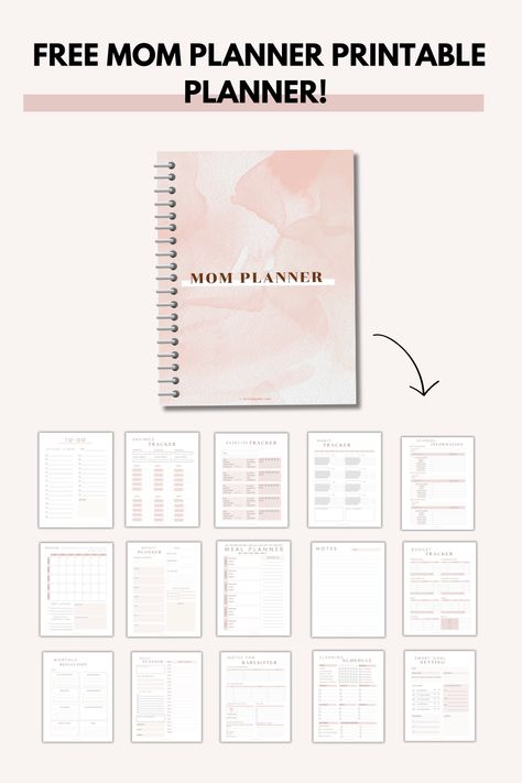 mom planner, digital planner, digital download Mom Planner Ideas, Mom Planner Printables Free, Mommy Planner, Free Weekly Planner Templates, Busy Mom Planner, Free Digital Planner, Moms Day, Daily Routine Planner, Mom Of 2