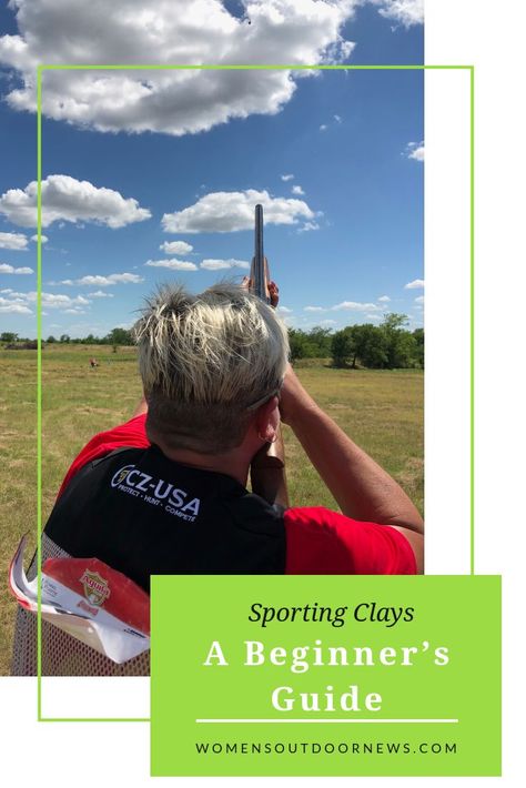 Considering shooting sporting clays and blasting some clay targets? Michelle Cerino shares the basics. Sponsored by CZ-USA. #womensoutdoornews #sportingclays #CZUSA Sporting Clay Shooting, Cz Usa, Clay Pigeon Shooting, Clay Shooting, Skeet Shooting, Trap Shooting, Tactical Truck, Clay Pigeons, Sporting Clays