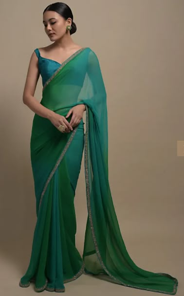 Plain Sari, Plain Chiffon Saree, Draping Saree, Saree Inspiration, Hijab Styling, Saree Drapes, डिजाइनर कपड़े, Pure Chiffon Sarees, Sarees For Girls