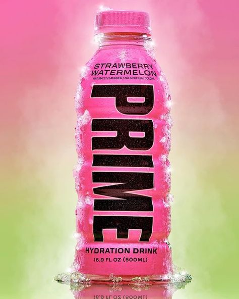 Prime on Instagram: "NEW HYDRATION FLAVOR 🚨​ The highly requested Strawberry Watermelon is joining the OG PRIME Hydration lineup! Snag yours on DrinkPrime.com TUES 1.10 at 1PM ET – U.S. Only" Prime Strawberry Watermelon, Strawberry Watermelon Prime, Prime Hydration Drink, Prime Drink, Prime Hydration, Drinks Fridge, Hydration Drink, Watermelon Drink, Sports Drinks