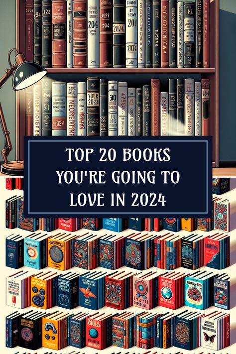 A collection of 20 must-read books for 2024 covers various genres like fiction, non-fiction, and mystery. Explore new titles you can't miss in 2024 using vibrant visuals across two engaging images. Top Non Fiction Books Reading Lists, Books Becoming Movies In 2024, Books 2024 Must Read, Top Books 2024, Book Genres List, Books To Read In 2024, Best Books 2024, Classic Books To Read List, Top 10 Books To Read