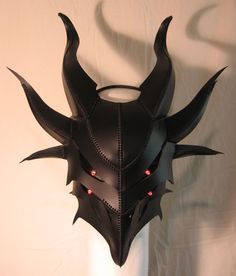 Mascara Oni, Armadura Cosplay, Demon Mask, Dragon Mask, Leather Mask, 다크 판타지, Cool Masks, Masks Art, Fantasy Armor