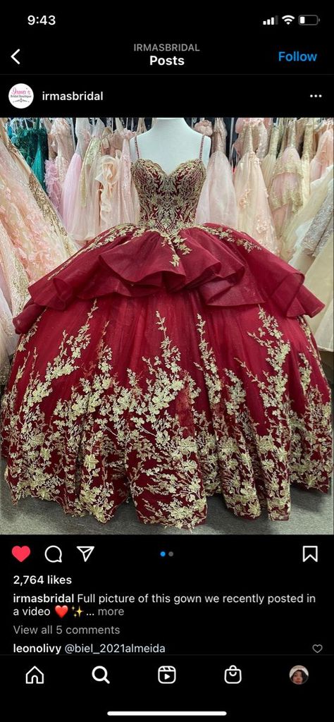 Quincenera Dresses Red And White, Red And Gold Quinceanera Theme Dresses, Red And Gold Sweet 16 Dresses, Maroon Quinceanera Theme, Burgundy And Gold Quinceanera Theme, Red And Gold Quince Dress, Quinceanera Dresses Maroon, Red And Gold Quinceanera Theme, Red And White Quinceanera Dresses