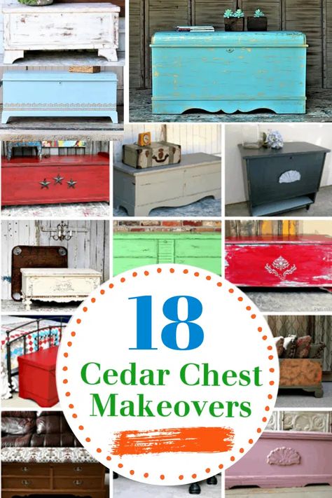 Hope Chest To Toy Chest, Refinish Chest Cedar, Upcycle Chest Trunk, Trunk Redo Ideas Diy, Refinishing Cedar Chest, Redo Hope Chest Ideas, Refinished Hope Chest, Cedar Hope Chest Makeover, Refinish Cedar Chest