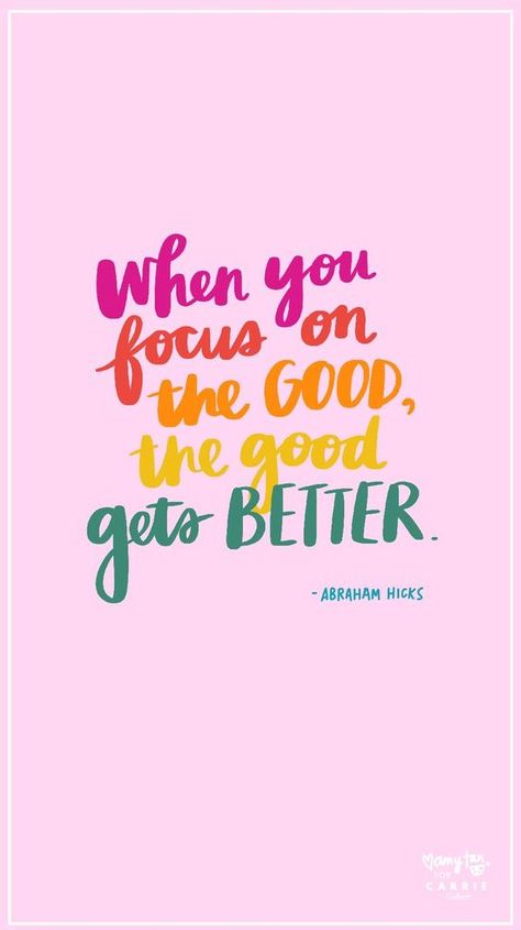 Happier Than A Pig In Mud: Inspirational Friday Focus On The Good, Abraham Hicks Quotes, Color Quotes, Happy Words, Abraham Hicks, Happy Thoughts, A Quote, Get Better, Cute Quotes