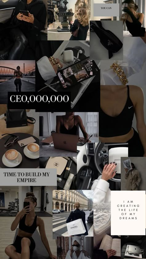 Lady Boss Aesthetic, Woman Successful, My Own Boss, Rich Women Lifestyle, Board Wallpaper, Business Woman Successful, Best Version Of Myself, Manifesting Vision Board, Funny Baby Quotes