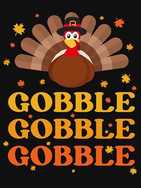 Turkey Illustration, Thanksgiving Wallpapers, Cute Turkey, Thanksgiving Wallpaper, Illustration T Shirt, Pumpkin Latte, Gobble Gobble, Funny And Cute, Watch Faces