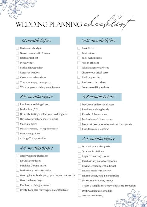 Wedding Planning Checklist, Wedding To-Do List, Wedding Preparation Guide, Wedding Organizer Checklist, Wedding Timeline Template Check List For Planning Wedding, Excel Wedding Guest List, How To Prepare A Wedding, Wedding List Checklist Things To Do Brides, Wedding Event Planner Checklist, Wedding Plans Checklist, Wedding To Do Timeline, Wedding Plan Timeline, When To Wedding Planning