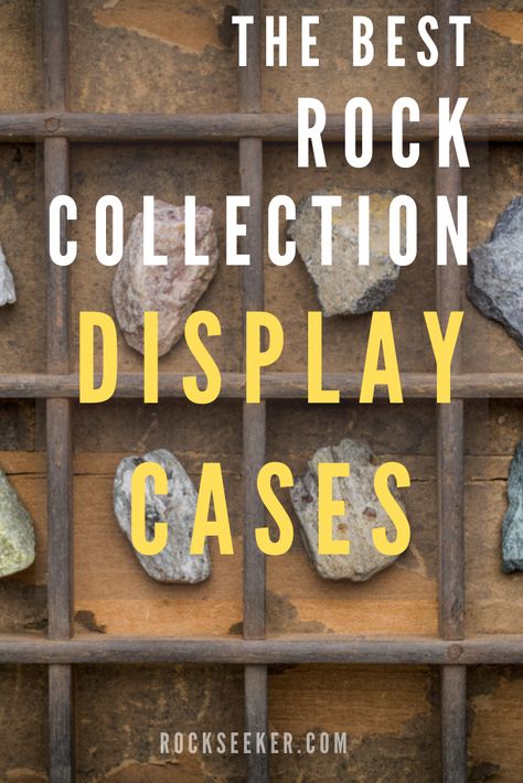 Display Rock Collection Ideas, How To Display A Rock Collection, River Rock Display Ideas, Gem Display Ideas, Small Rock Display Ideas, Diy Collection Display, Displaying Rocks And Crystals, Rock And Crystal Display Ideas, Ideas For Rock Collection