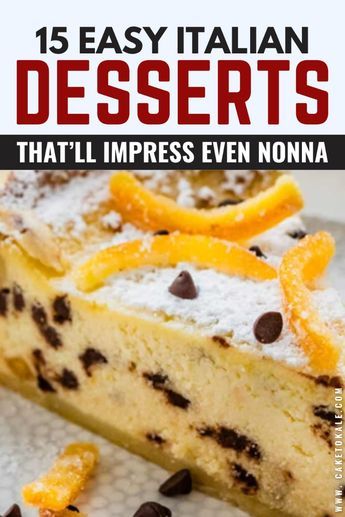 You'll love these simple desserts! Italian dessert recipes you'll love! Tasty Italian desserts for the family! No Bake Italian Dessert, Dessert That Goes With Lasagna, Easy International Desserts, Italian Desserts Easy 4 Ingredients, Best Italian Desserts, Desserts That Go With Italian Food, Italian Desserts For A Crowd, January Dinner Party, Easy Italian Desserts