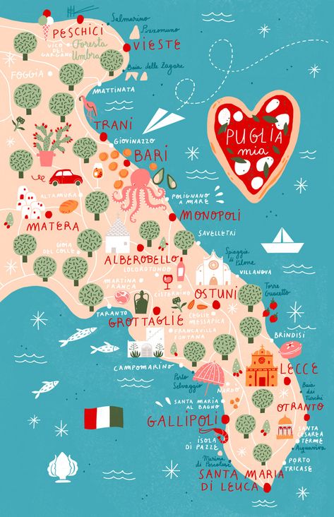 Puglia Italy Map, 4 Days In Puglia, Ostuni Puglia Beaches, Map Of Puglia Italy, Puglia Road Trip, South Italy Road Trip, Wedding In Puglia, Puglia Italy Itinerary, Italy Things To Do