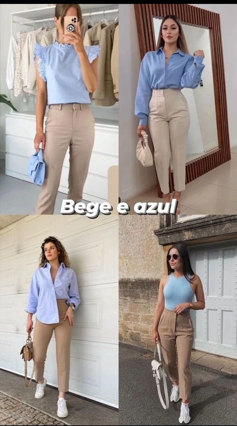 Light Tan Pants Outfit, After Work Date Outfit, Khaki Slacks Outfit Women, Outfit Formal Verano, Pantalones Beige Outfit, Summer Office Outfits 2024, Outfit Pantalon Beige Mujer, Outfit Con Pantalon Beige, Outfit Pantalon Beige