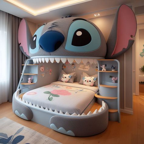 Stitch to bedroom Stitch Disney Bedroom Ideas, Lilo And Stitch Room Ideas, Lilo And Stitch Bedroom, Stitch Furniture, Stitch Rooms, Stitch Room Ideas, Stitch Bedroom Ideas, Stitch Bedroom, Stitch Bed