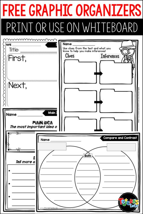 Main Idea Details Graphic Organizer, Main Idea And Details Graphic Organizer, Main Idea Graphic Organizer Free, Irlen Syndrome, Reading Comprehension Graphic Organizers, Main Idea Graphic Organizer, Book Analysis, Graphic Organizer For Reading, Comprehension Graphic Organizers